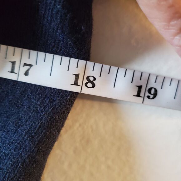 HOBBS London Blue White Polka Dot US 6 Wool Blend Pockets Business Preppy Dress - Picture 11 of 14